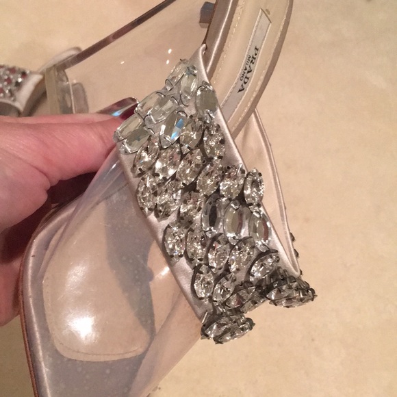 Prada Women's Designer Sandals Glass: Swarovski - Picture 5 of 9